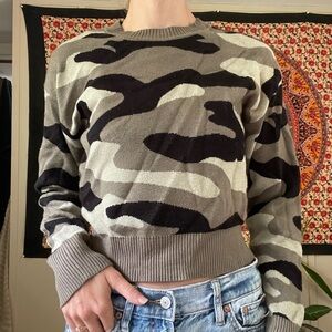 XXS Camouflage Women's Sweater